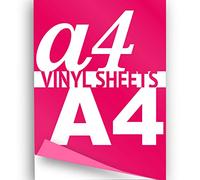 JasonCarlMorgan JCM Graphics A4 Iron On Vinyl Single Sheet, Neon Pink