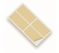 JasonCarlMorgan JCM Graphics Cream Gloss 100x200mm Vinyl Wall Tile Stickers Kitchen & Bathroom Transfers 20 Pack