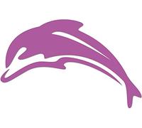 JasonCarlMorgan JCM Graphics Dolphin 150mm Sticker, Purple