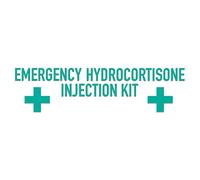 JasonCarlMorgan JCM Graphics Emergency Hydrocortisone Injection Kit 85mm Sticker, Aqua Green