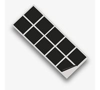 JasonCarlMorgan JCM Graphics Kitchen & Bathroom Vinyl Wall Tile Transfers, 100mm SQ 10 Tile Pack Black Matt Finish