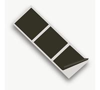 JasonCarlMorgan JCM Graphics Kitchen & Bathroom Vinyl Wall Tile Transfers, 150mm SQ 3 Tile Pack Charcoal Grey Glossy Finish