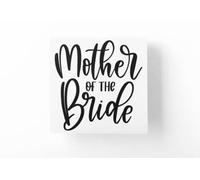 JasonCarlMorgan StickerCreations Mother Of The Bride Bridal Sticker 150mm Chrome Blue
