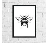 JasonCarlMorgan WinsterCreations Bumble Bee Cute Simple Home Wall Decor Print A3 Normal