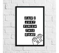JasonCarlMorgan WinsterCreations Can I Just Finish This Game Kids Childrens Teenager Room Wall Decor Print A3 High Gloss