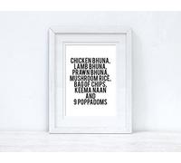 JasonCarlMorgan WinsterCreations Chicken Bhuna 1 Gavin Stacey Kitchen Funny Simple Wall Decor Print A2 Normal