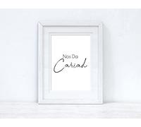JasonCarlMorgan WinsterCreations Nos Da Cariad Good Night Love Home Welsh Decor Wall Decor Print A5 High Gloss