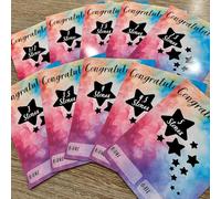 JasonCarlMorgan WinsterCreations Personalised Weight Loss Milestone Certificates - Weight Loss - Weight Loss Awards - Achievement Certificate - Watercolour - 5x7inch