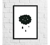 JasonCarlMorgan WinsterCreations Scandinavian Cloud Childrens Nursery Bedroom Wall Decor Print A5 Normal