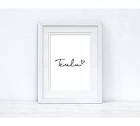 JasonCarlMorgan WinsterCreations Teulu Family Heart Home Welsh Decor Wall Decor Print A5 Normal