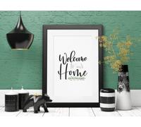 JasonCarlMorgan WinsterCreations Welcome To Our Home 2022 Simple Home Wall Decor Print A4 High Gloss