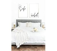 JasonCarlMorgan WinsterCreations You Keep Me Safe Ill Keep You Wild Bedroom Wall Decor 2 Print Set A3 High Gloss
