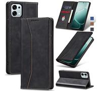 Jasonyu Wallet Case for OPPO A6 Pro 5G/4G, Flip PU Leather, Black