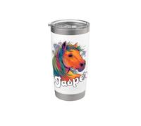 Jasper - Cute Boy Name with Beautiful Horse Stainless Steel Insulated Tumbler