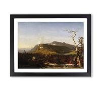 Jasper Francis Cropsey Catskill Mountain House Classic Painting Framed Print | A3 Black Framed Wall Art | Ready to Hang | Classic Landscape Picture | Living Room Bedroom Lounge Office
