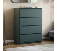 (Jasper Green) Denver 4 Drawer Chest Bedroom Storage Unit