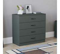 (Jasper Green) Riano 4 Drawer Chest of Drawers Bedroom Storage