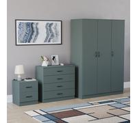 (Jasper Green) Vida Designs Riano 3 Piece Bedroom Set 10