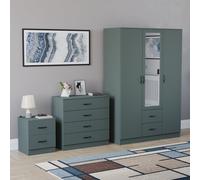 (Jasper Green) Vida Designs Riano 3 Piece Bedroom Set 16