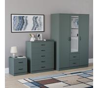 (Jasper Green) Vida Designs Riano 3 Piece Bedroom Set 17
