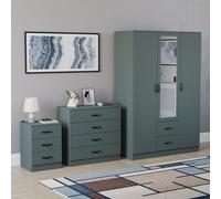 (Jasper Green) Vida Designs Riano 3 Piece Bedroom Set 18