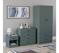 (Jasper Green) Vida Designs Riano 3 Piece Bedroom Set 2