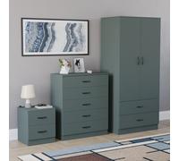 (Jasper Green) Vida Designs Riano 3 Piece Bedroom Set 5