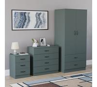 (Jasper Green) Vida Designs Riano 3 Piece Bedroom Set 6