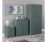 (Jasper Green) Vida Designs Riano 3 Piece Bedroom Set 7