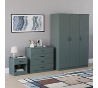 (Jasper Green) Vida Designs Riano 3 Piece Bedroom Set 8