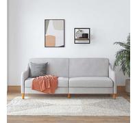 Jasper Linen Coil Futon Light Grey