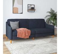 Jasper Linen Coil Futon Navy