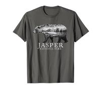 Jasper National Park Alberta Canada Mountains Bear Souvenir T-Shirt