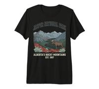 Jasper National Park Alberta Rocky Mountains Moose Premium T-Shirt