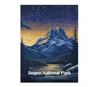 Jasper National Park Artistic Jigsaw Puzzle for Adults, 500 PCS