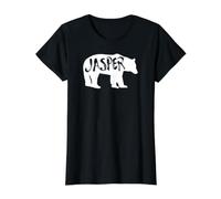 Jasper National Park Bear Value Graphic T-Shirt, Women, Black, M