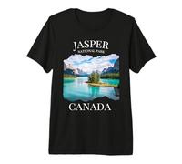 Jasper National Park Canada Hikers Mountains Souvenir Men Premium T-Shirt