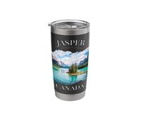 Jasper National Park Canada Hikers Mountains Souvenir Men Stainless Steel Insulated Tumbler