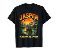 Jasper National Park Canadian Rockies Hiking Vacation T-Shirt