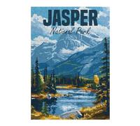 Jasper National Park Decorative Jigsaw Puzzle for Adults, 300 PCS