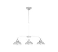 Jasper Pendant Light Three Lamps Sleek Chrome Finish