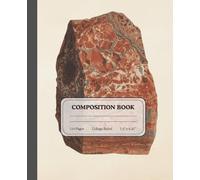Jasper Stone Notebook | College Ruled Composition Journal | Natural Polished Jasper Writing Notebook for Students & Creatives: Earth-Toned Patterned Cover for Daily Notes and Ideas
