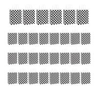 JasperKino 30 Pcs Checkered Racing Treat Race Car Party Favors Bag with Handles Black and White Checkered Racing Flag Candy Bags Goodie Bags for Car Themed Birthday Party Supplies