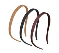 JasperKino 3Pcs No Pressure Headbands - Comfortable Sunglasses Headband for Glasses Wearers, Matte Plastic with Teeth, Non Slip for Women & Girls