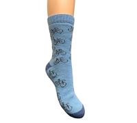 Jasper's Men's Socks Ribbed Cuff Unique Designs Colourful Funky Gift Idea 13 Designs (UK, Alpha, One Size, Regular, Regular, BLUEBICYCLE)