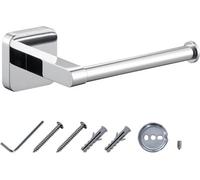 Jassferry 143mm Chrome Wall Mounted Toilet Paper Holder Toilet Roll Holder Rustproof
