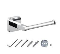 JASSFERRY 143mm Toilet Paper Holder Bathroom Tissue Roll Holder Wall Mounted Toilet Paper Roll Holder Rustproof for Kithchen, Polished Chrome