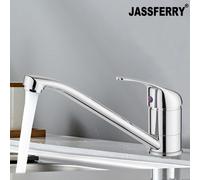 JASSFERRY Caravan Kitchen Sink Mixer Tap 1 Top Lever in Silver JASSFERRY Silver