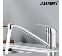 Jassferry Kitchen Sink Mixer Tap Caravan Monobloc Single Top Lever Swivel Spout Chrome