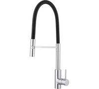 Jassferry Pull Out Spout Kitchen Sink Mixer Tap High Arc Pulldown Spring Neck Spray Single Lever